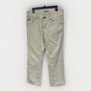 Mek Denim Men's Beige Jeans New York Bootcut Size 34x34
